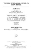 Encryption technology and potential U.S. policy responses