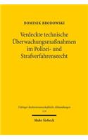 Verdeckte Technische Uberwachungsmassnahmen Im Polizei- Und Strafverfahrensrecht