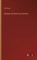 Schwank und Streich aus Pommern
