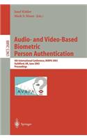 Audio-And Video-Based Biometric Person Authentication