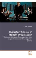 Budgetary Control in Modern Organisation