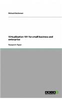 Virtualization 101 for small business and enterprise