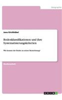 Bodenklassifikationen und ihre Systematisierungskriterien