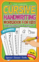 Cursive Handwriting Workbook For Kids Beginners