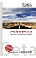 Ontario Highway 18: (English)
