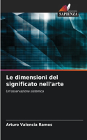 dimensioni del significato nell'arte