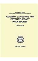Common Language for Psychotherapy Procedures