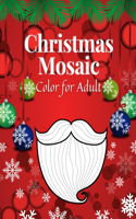 Christmas Mosaic Color For Adult