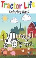 Tractor Life Coloring Book