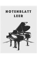 Notenblatt Leer