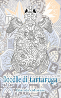 Doodle di tartaruga - Libro da colorare