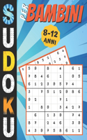 Sudoku Per Bambini 8-12 Anni: giochi da fare con i bambini, 200 puzzles di Sudoku tre livelli con istruzioni e soluzioni, Libro delle attività a caratteri grandi, regalo per raga