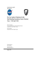 Pre-Test Analysis Predictions for the Shell Buckling Knockdown Factor Checkout Tests - TA01 and TA02