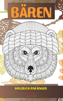 Malbuch Anfänger - Mandala - Tiere - Bären