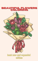 beautiful flowers coloring book new and expanded edition
