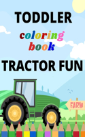 Toddler Coloring Book Tractor Fun