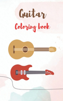 Guitar Coloring Book For Kids