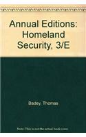 Annual Editions: Homeland Security, 3/E