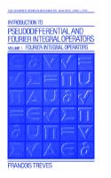 Introduction to Pseudodifferential and Fourier Integral Operators: Volume 1(University Series in Mathematics)