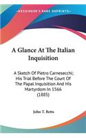 Glance At The Italian Inquisition