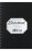 Wg Sketchbook Black 5.5 X 8.25 Spiral