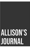 Allison's Journal