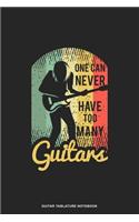 Guitar Tablature Notebook