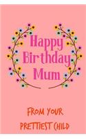 Happy Birthday Mum, from Your Prettiest Child