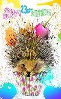 Happy 23rd Birthday: Better Than a Birthday Card! Super Sweet Hedgehog Birthday Journal