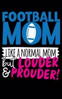 FOOTBALL MOM LIKE A NORMAL MOM but Louder & PROUDER!