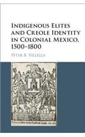 Indigenous Elites and Creole Identity in Colonial Mexico, 1500-1800