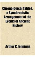Chronological Tables, a Synchronistic Arrangement of the Events of Ancient History: (English)