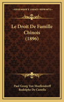 Le Droit De Famille Chinois (1896)
