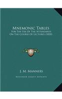 Mnemonic Tables