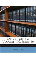 Lancet-Clinic, Volume 110, Issue 16
