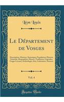 Le Département de Vosges, Vol. 4
