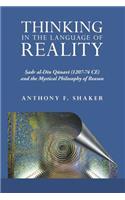 Thinking in the Language of Reality