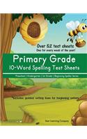 Primary Grade 10-Word Spelling Test Sheets