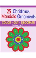 25 Christmas Mandala Ornaments