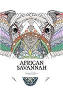 African Savannah: An African Themed Colouring Book for Adults