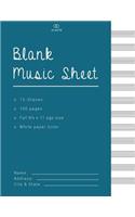 blank sheet music staff paper