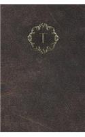 Monogram "t" Any Day Planner Notebook