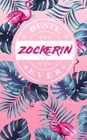 Beste Zockerin Ever: A5 Blanko - Notebook - Notizbuch - Taschenbuch - Journal - Tagebuch - Ein lustiges Geschenk für Freunde oder die Familie und die beste Zockerin der 