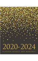 2020-2024 Planner Weekly and Monthly: 5 Years Planner - Schedule and To-do-list (Jan 2020 to Dec 2024)