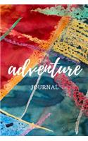 Adventure Journal: The perfect pastel watercolor blank journal for writing about your travels, journey, daily events, ideas or thoughts.