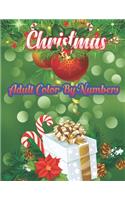 Christmas Adult Color By Numbers: a beautiful colouring book with Christmas designs on a black background, for gloriously vivid colours (Merry Christmas (Christmas designs on a black