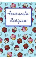 Favourite Recipes Book - Notebook/Journal with 50 pages already lined in recipe style, ready to be filled with your favourite meals, 6 x 9 