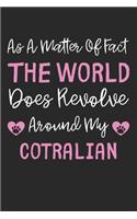 As A Matter Of Fact The World Does Revolve Around My Cotralian: Lined Journal, 120 Pages, 6 x 9, Cotralian Dog Gift Idea, Black Matte Finish (As A Matter Of Fact The World Does Revolve Around My Cotralian Journal