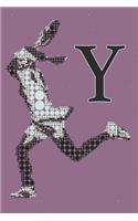 Y Monogram Initial Tennis Journal