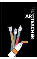 Art Teacher Notebook: Cool Art Teacher Journal - Art Teacher Appreciation Gift
